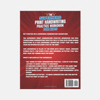 The Superhero Print Handwriting Practice Workbook for Kids Ages 6 to 9